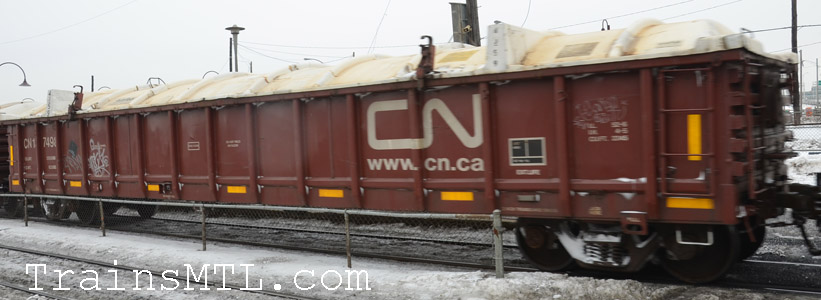 Car/wagon CN137498 left side / coté gauche
